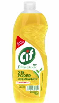 DETERGENTE CIF BIOACTIVE LIMON 500CC
