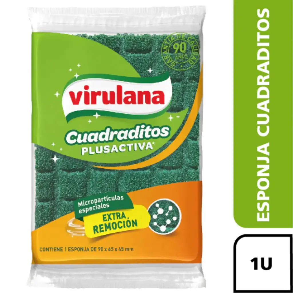 ESPONJA VIRULANA CUADRADITOS