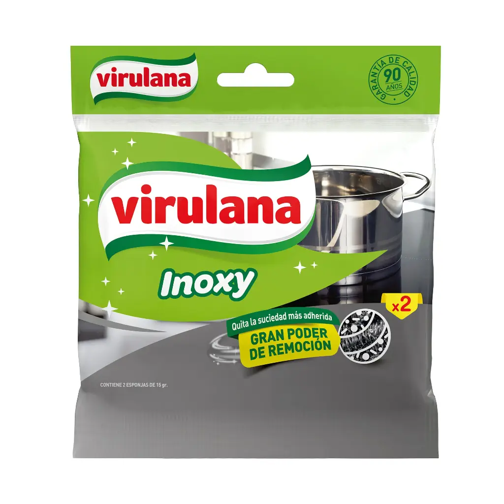 ESPONJA VIRULANA INOXY ACERO
