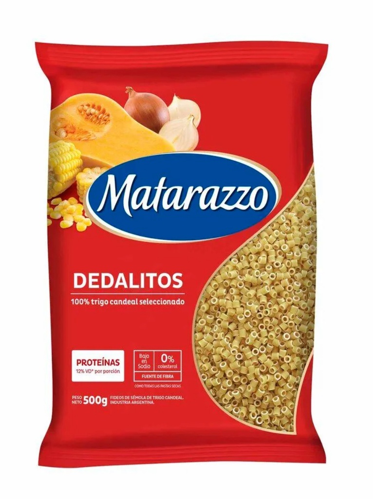 FIDEOS MATARAZZO DEDALITOS 500GR