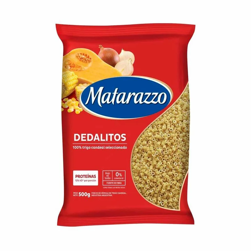 FIDEOS MATARAZZO DEDALITOS 500GR