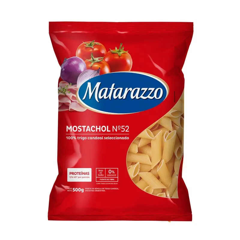 FIDEOS MATARAZZO MOSTACHOLES N52 500GR