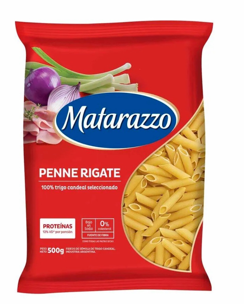 FIDEOS MATARAZZO PENNE RIGATTE N48 500GR