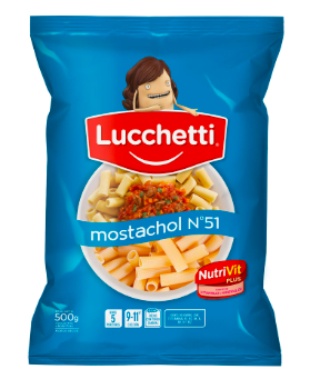 FIDEOS MOSTACHOL NRO 52 LUCCHETTI 500GR