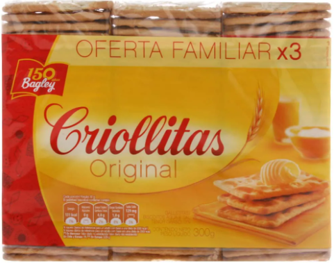 GALLETITAS CRIOLLITAS X3