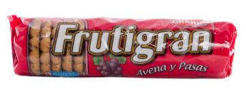 GALLETITAS FRUTIGRAN AVENA Y PASAS 250GR