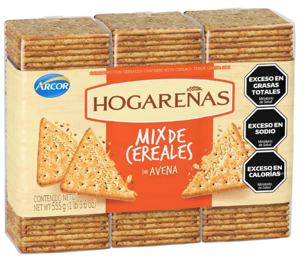 GALLETITAS HOGAREÑAS MIX CEREALES X3