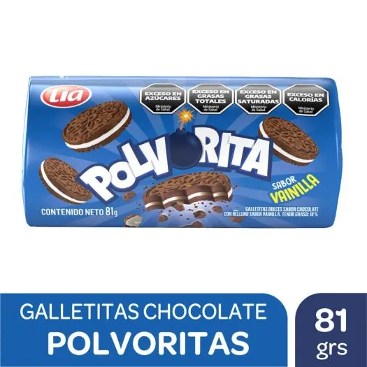 GALLETITAS POLVORITAS CHO/VAI 81GR