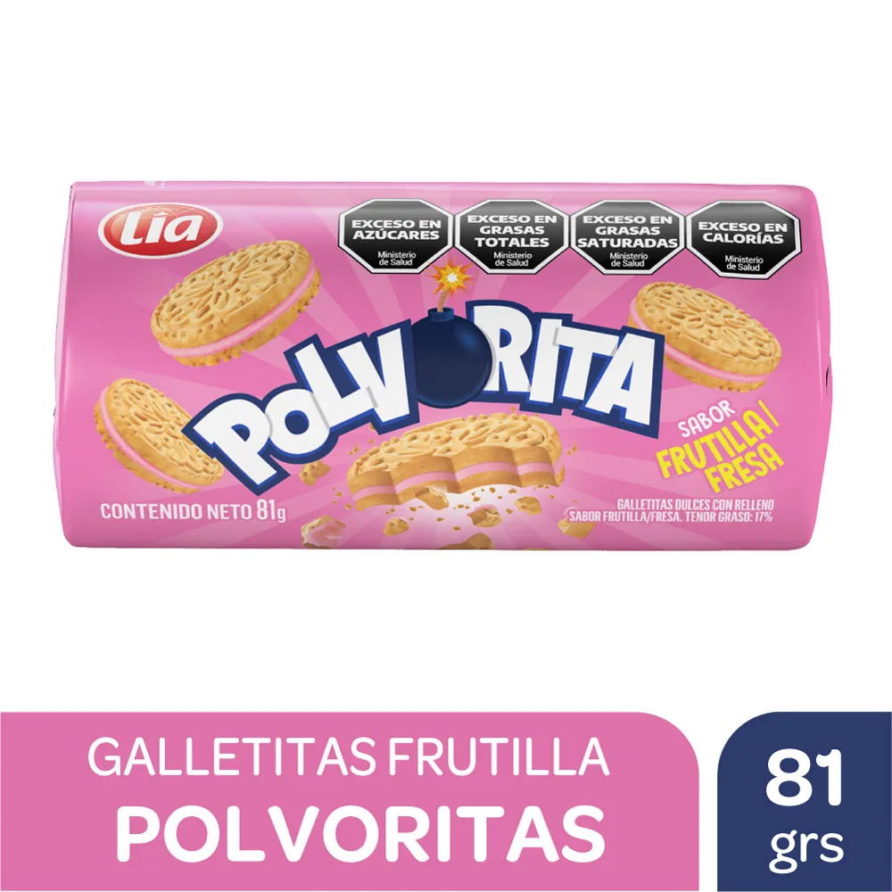 GALLETITAS POLVORITAS VAI/FRU 81GR