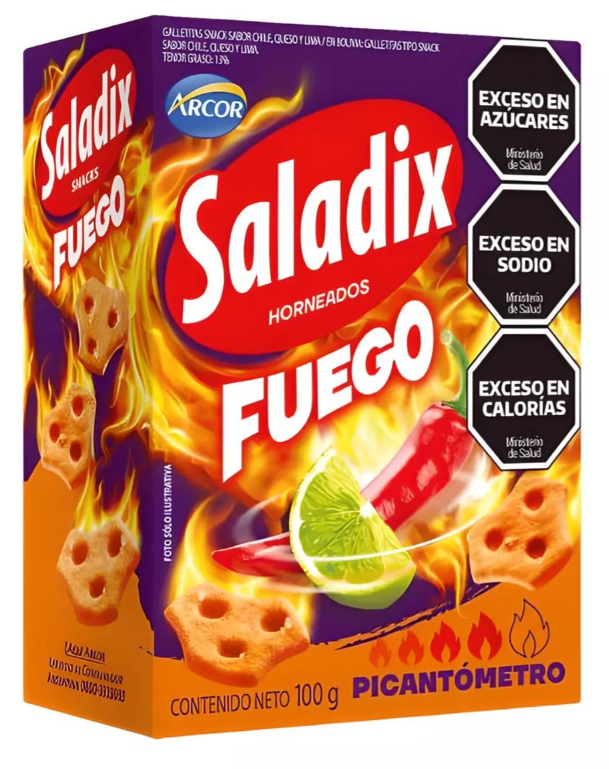 GALLETITAS SALADIX FUEGO 100GR