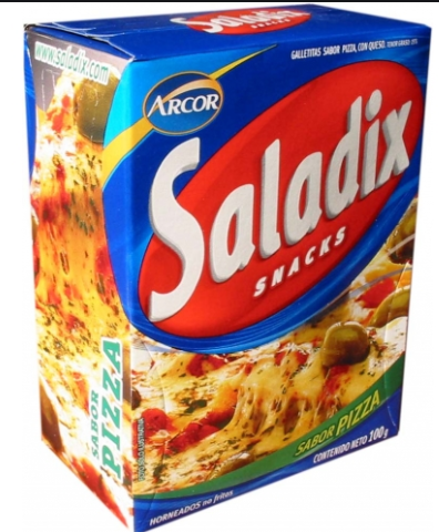 GALLETITAS SALADIX PIZZA CAJA 100GR