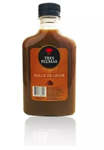 LICOR 3 PLUMOS DULCE DE LECHE 200CC