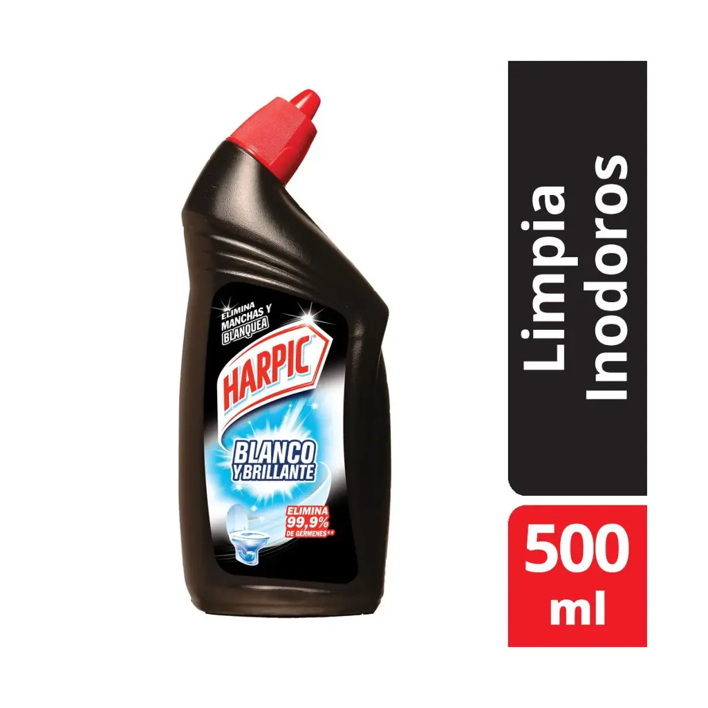 LIMPIADOR HARPIC BLANCO Y BRILLANTE 500ML