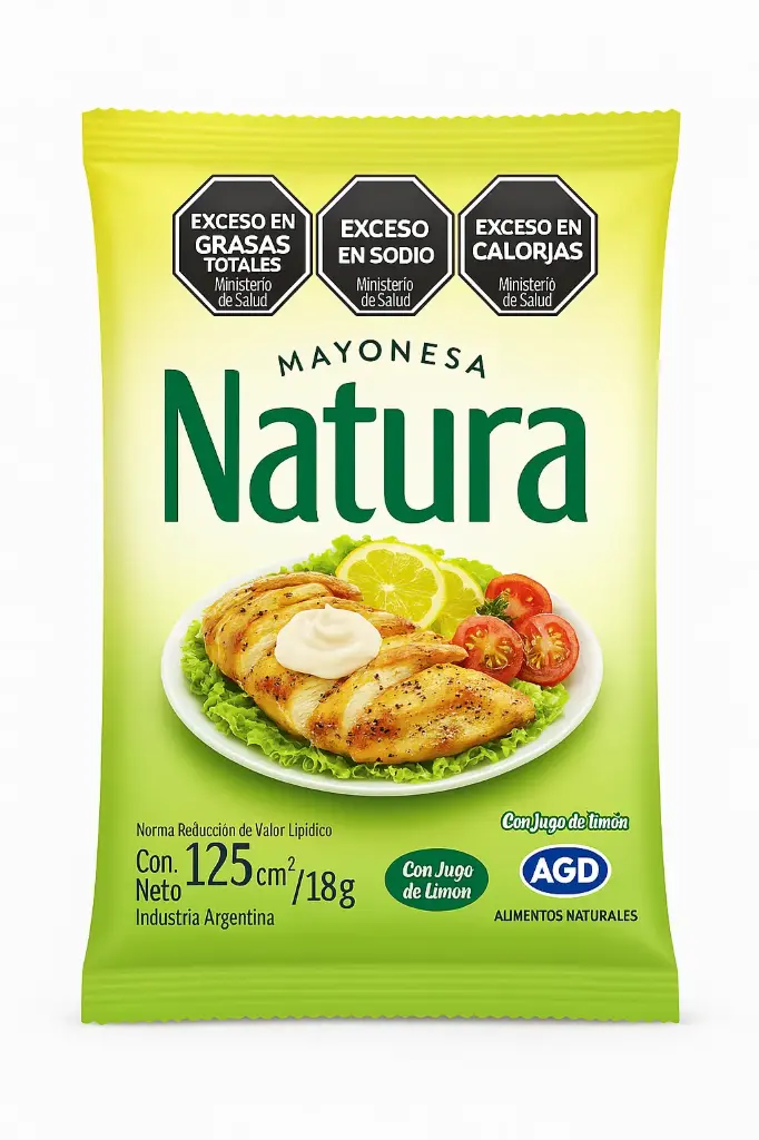 MAYONESA NATURA SACHET 125GR