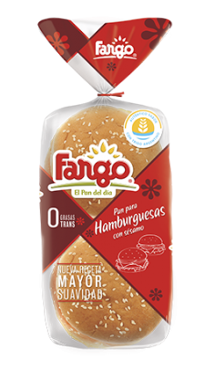 PAN DE HAMBURGUESA FARGO 210GR