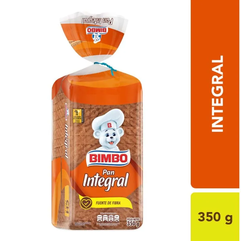 PAN LACTAL INTEGRAL BIMBO 350G