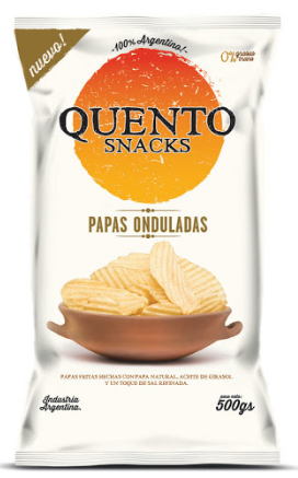PAPAS ONDULADAS QUENTO 92GR