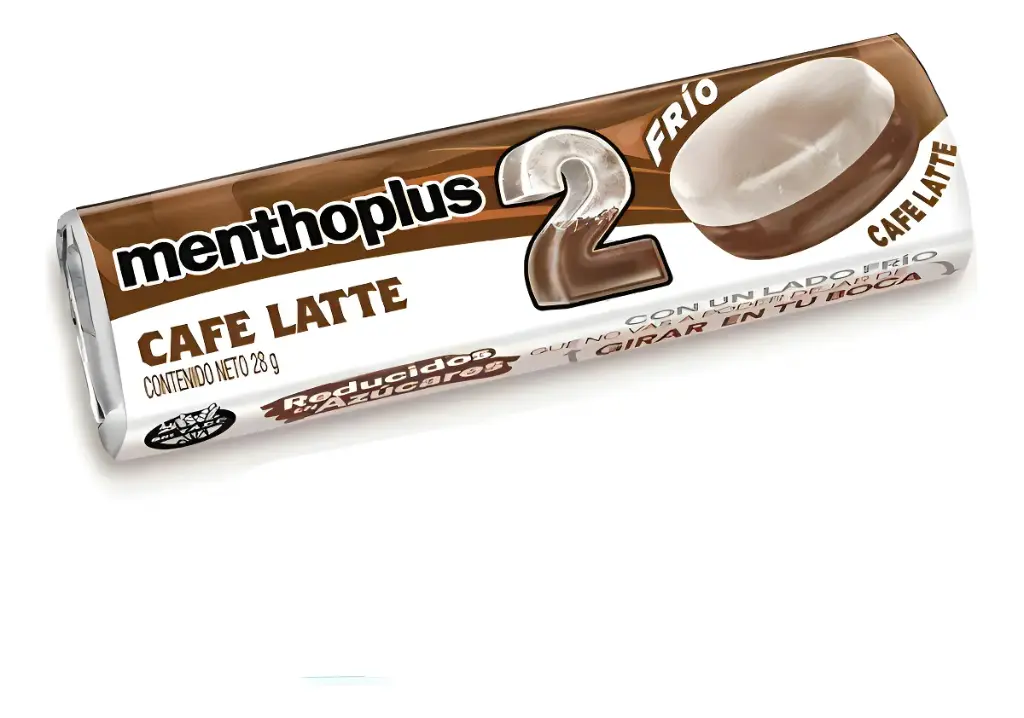 PASTILLAS MENTHO PLUS CAFE LATTE