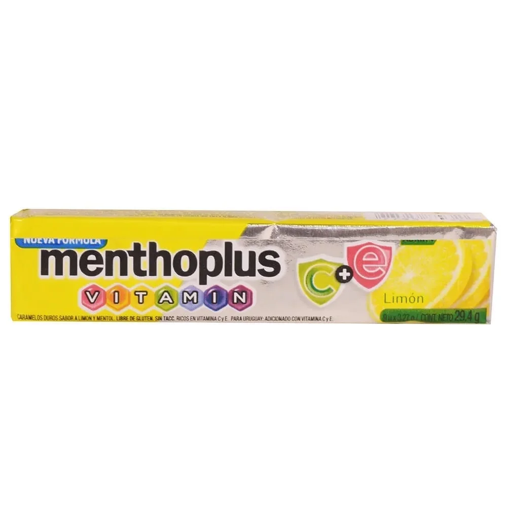 PASTILLAS MENTHOPLUS VITAMIN LIMON