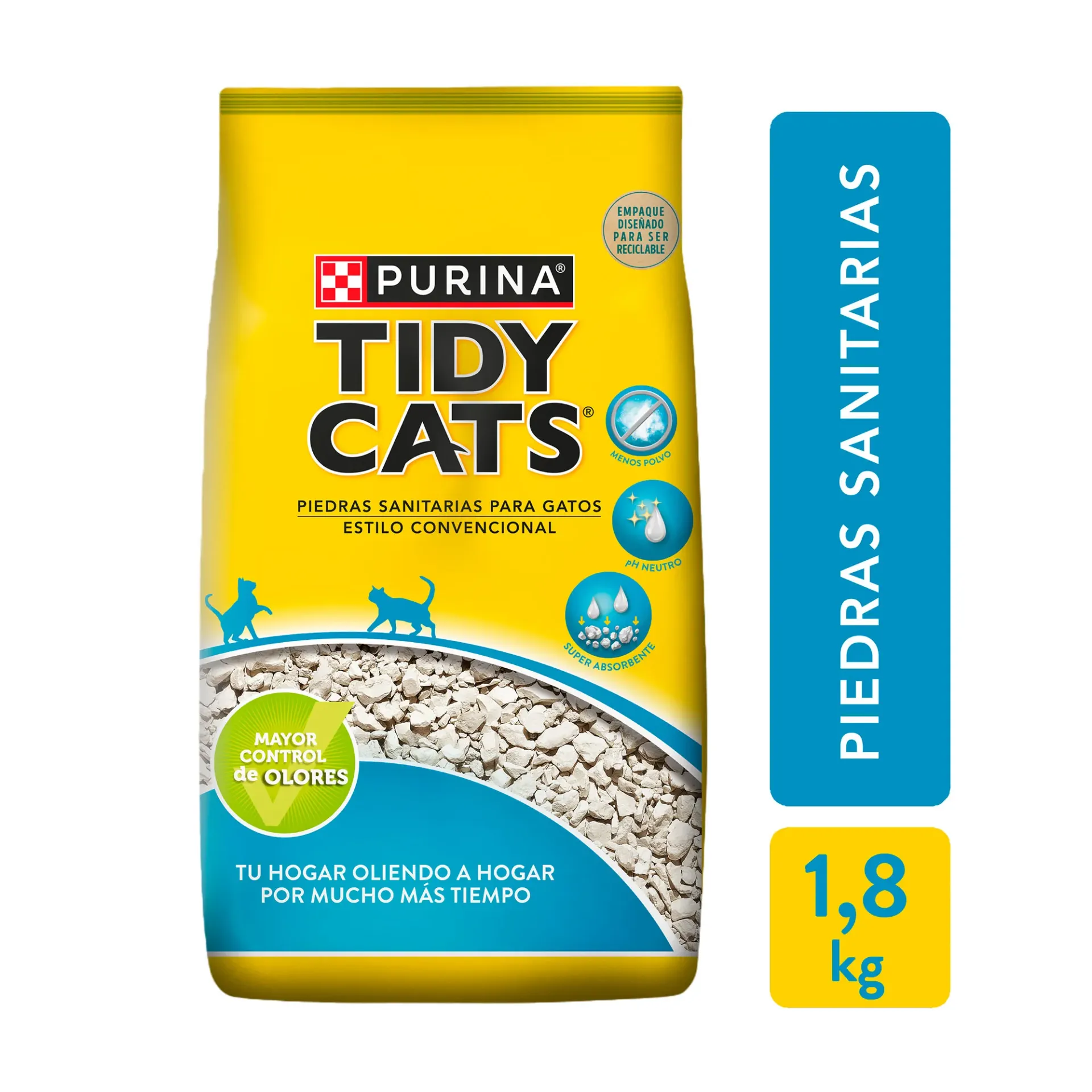 PIEDRAS SANITARIAS TIDY CATS PURINA 1.8KG