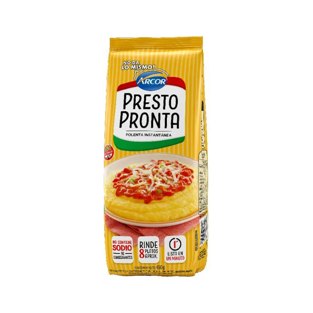 POLENTA PRESTO PRONTA 490GR
