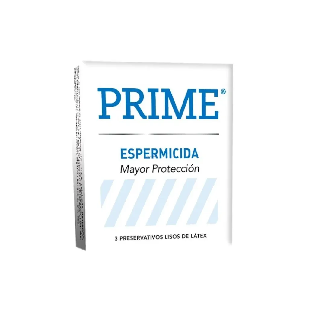 PRESERVATIVOS PRIME ESPERMICIDA X3