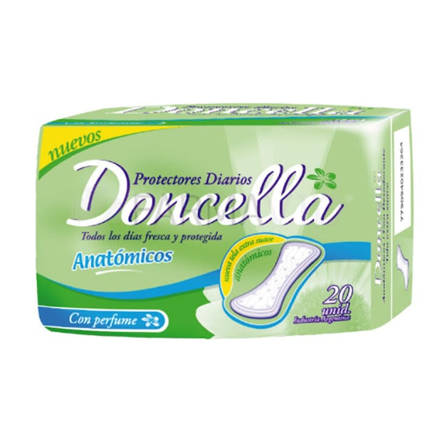PROTECTOR DIARIO DONCELLA ANATOMICOS 20UN