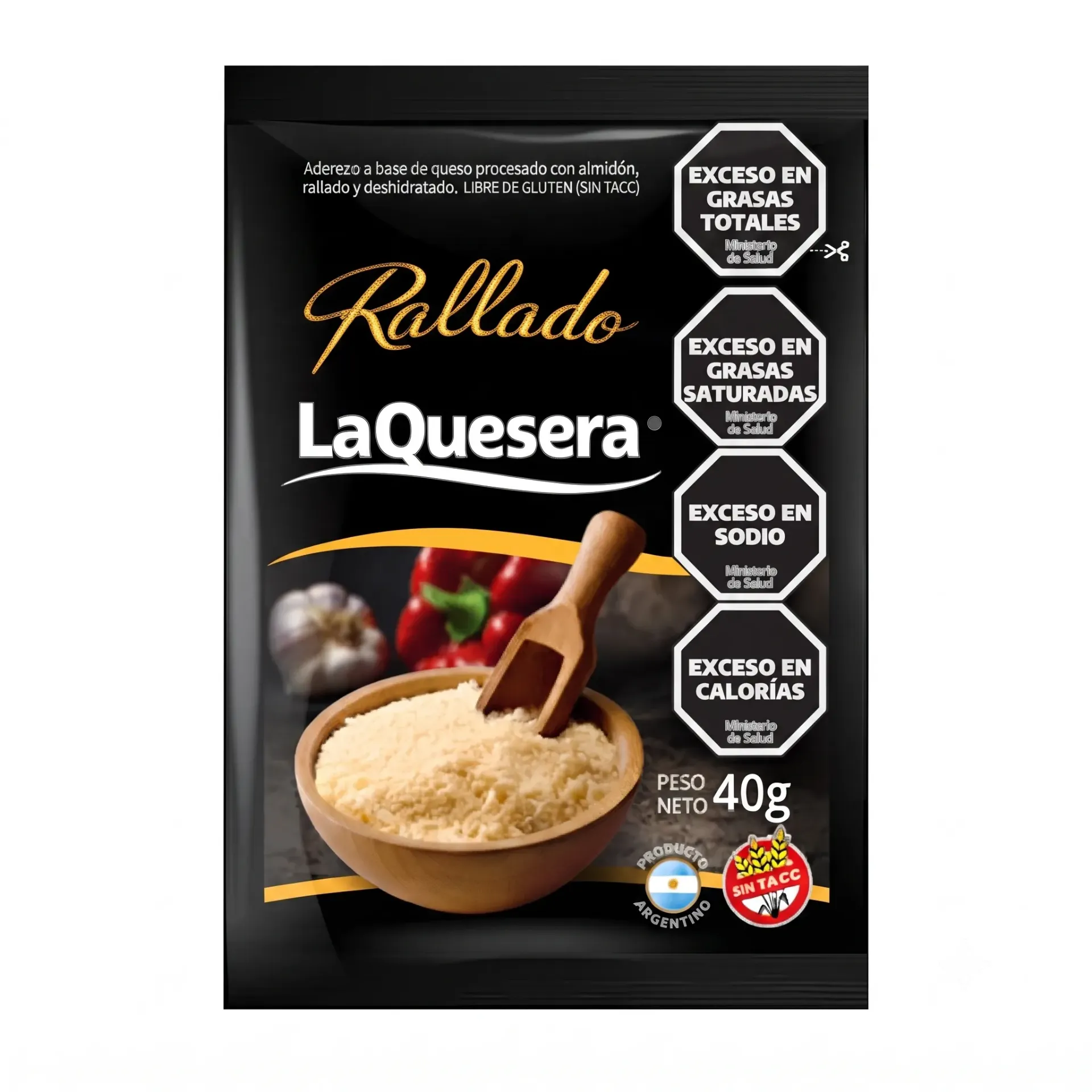QUESO RALLADO LA QUESERA 40G