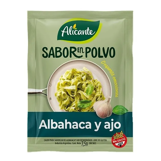 SABOR EN POLVO ALICANTE ALBAHACA Y AJO