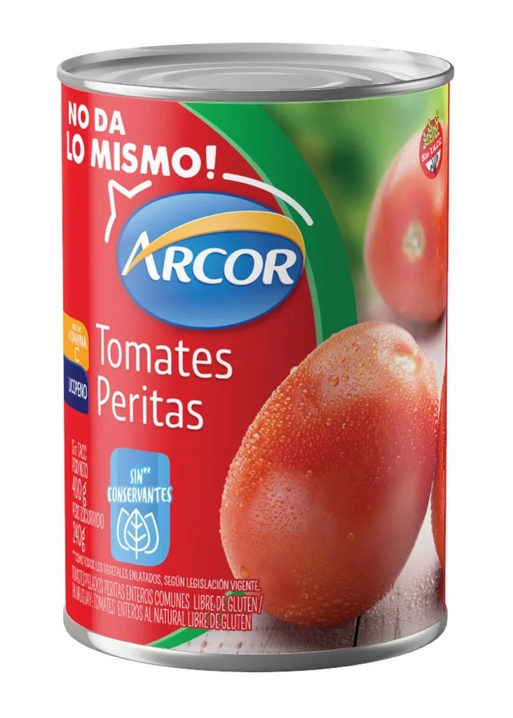 TOMATE PERITA EN LATA ARCOR 400GR