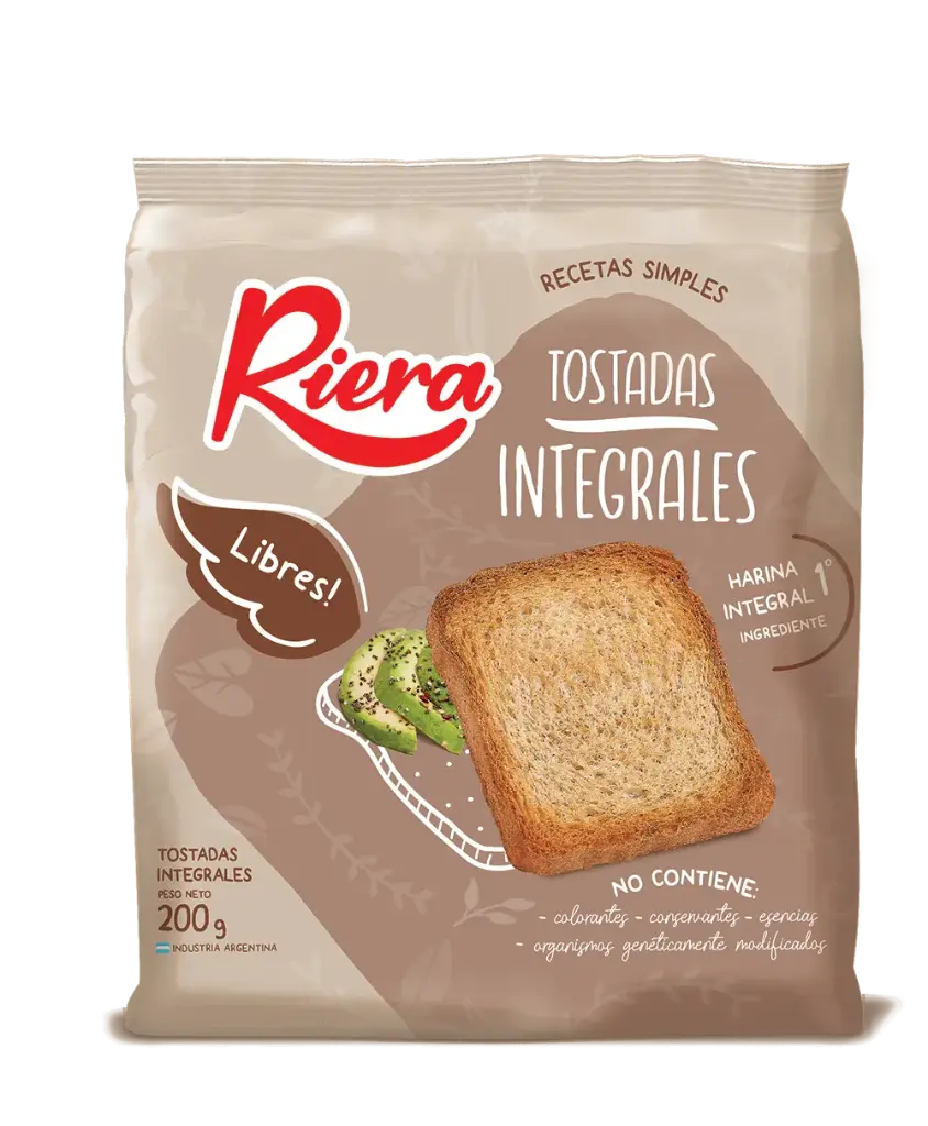 TOSTADA RIERA INTEGRAL 200GR