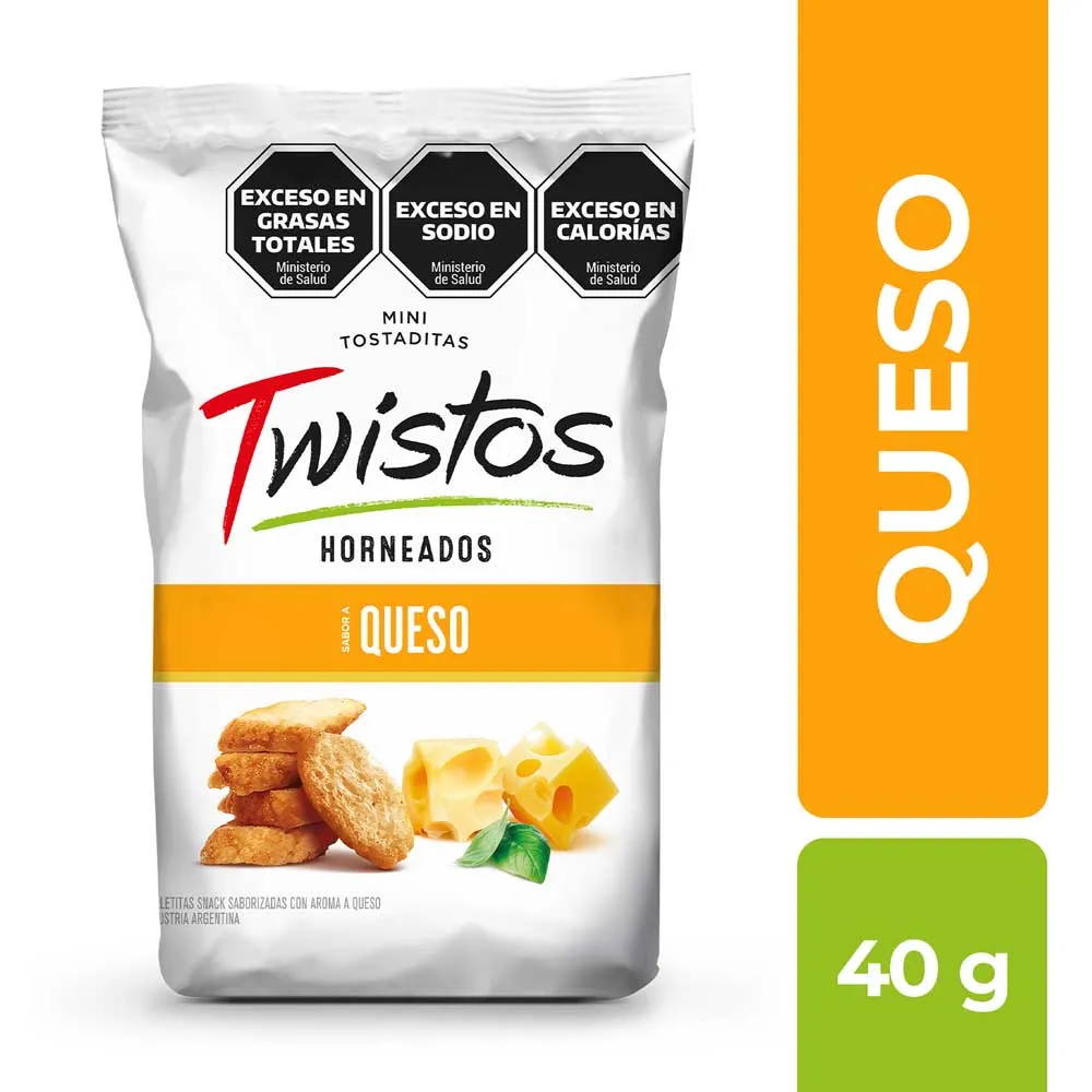 TWISTOS MINI TOSTADAS QUESO 40GR