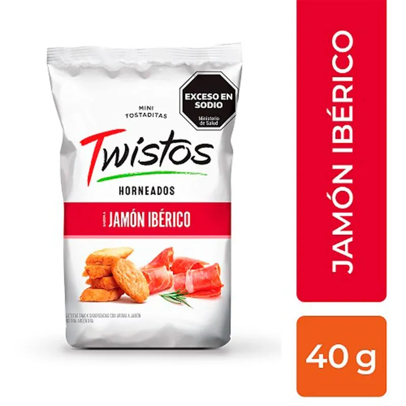 TWISTOS MINITOSTADAS JAMON 40GR