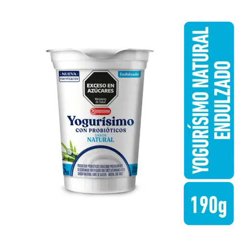 YOGURT YOGURISIMO ENTERO NATURAL 190GR