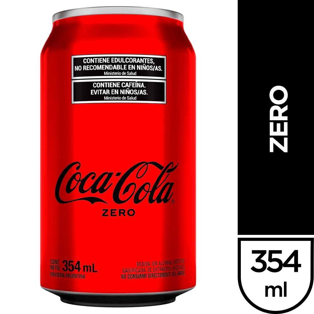 GASEOSA COCA COLA LATA ZERO 354CC