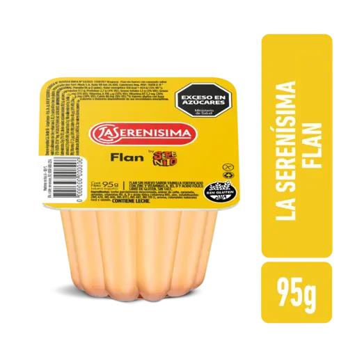 FLAN DE VAINILLA LA SERENISIMA 95GR