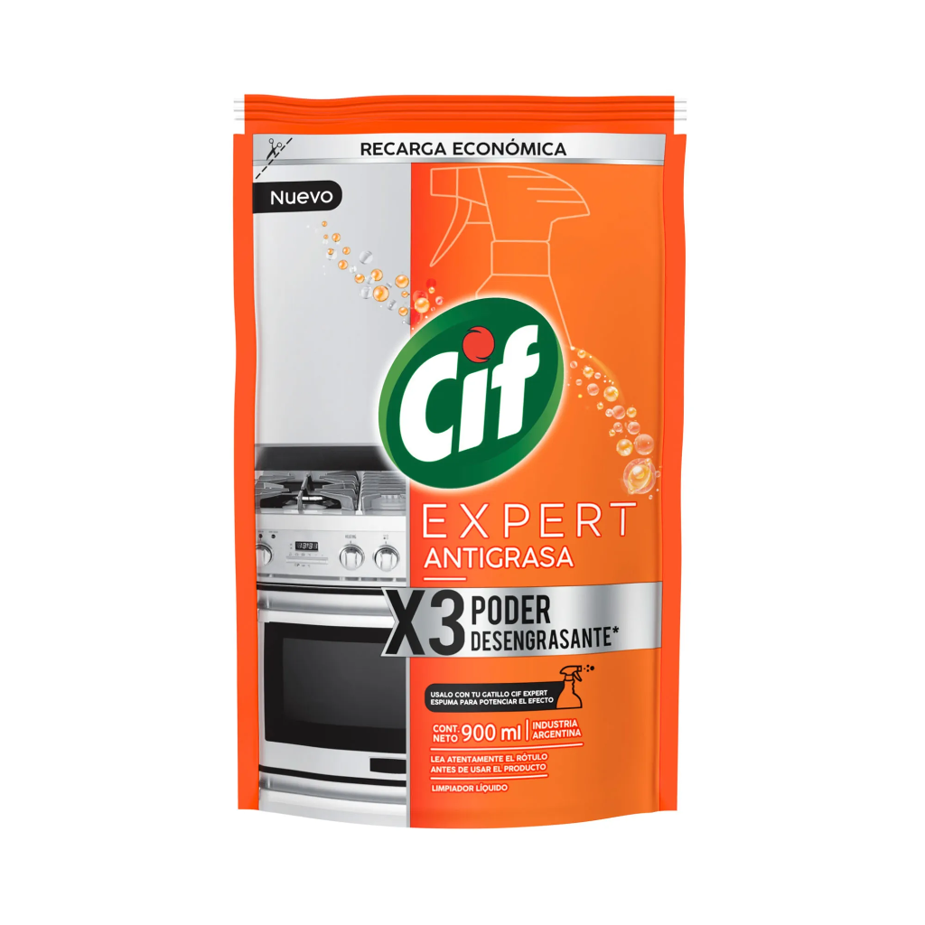 LIMPIADOR CIF EXPERT ANTI GRASA 900