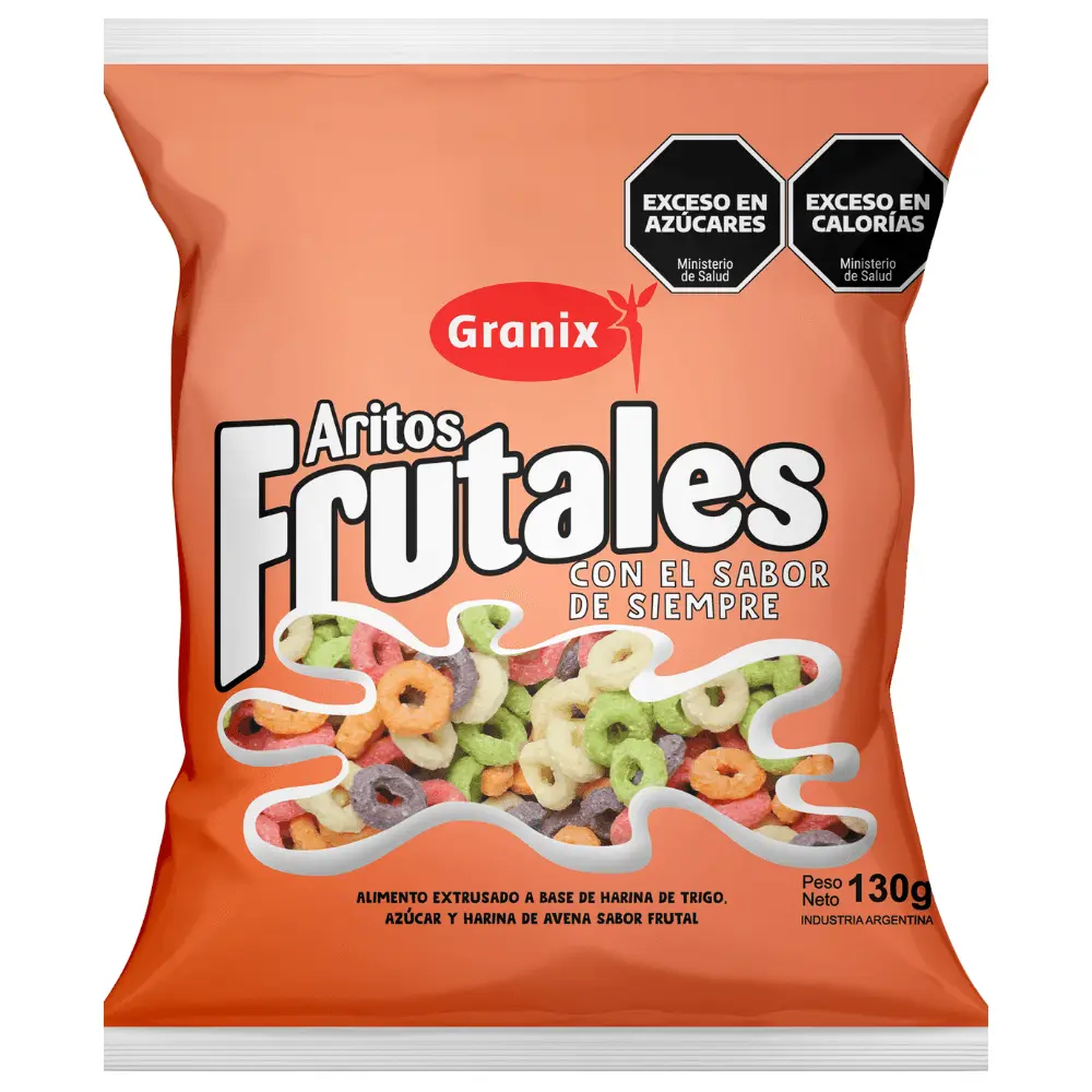 CEREAL ARITOS FRUTALES GRANIX 130GR