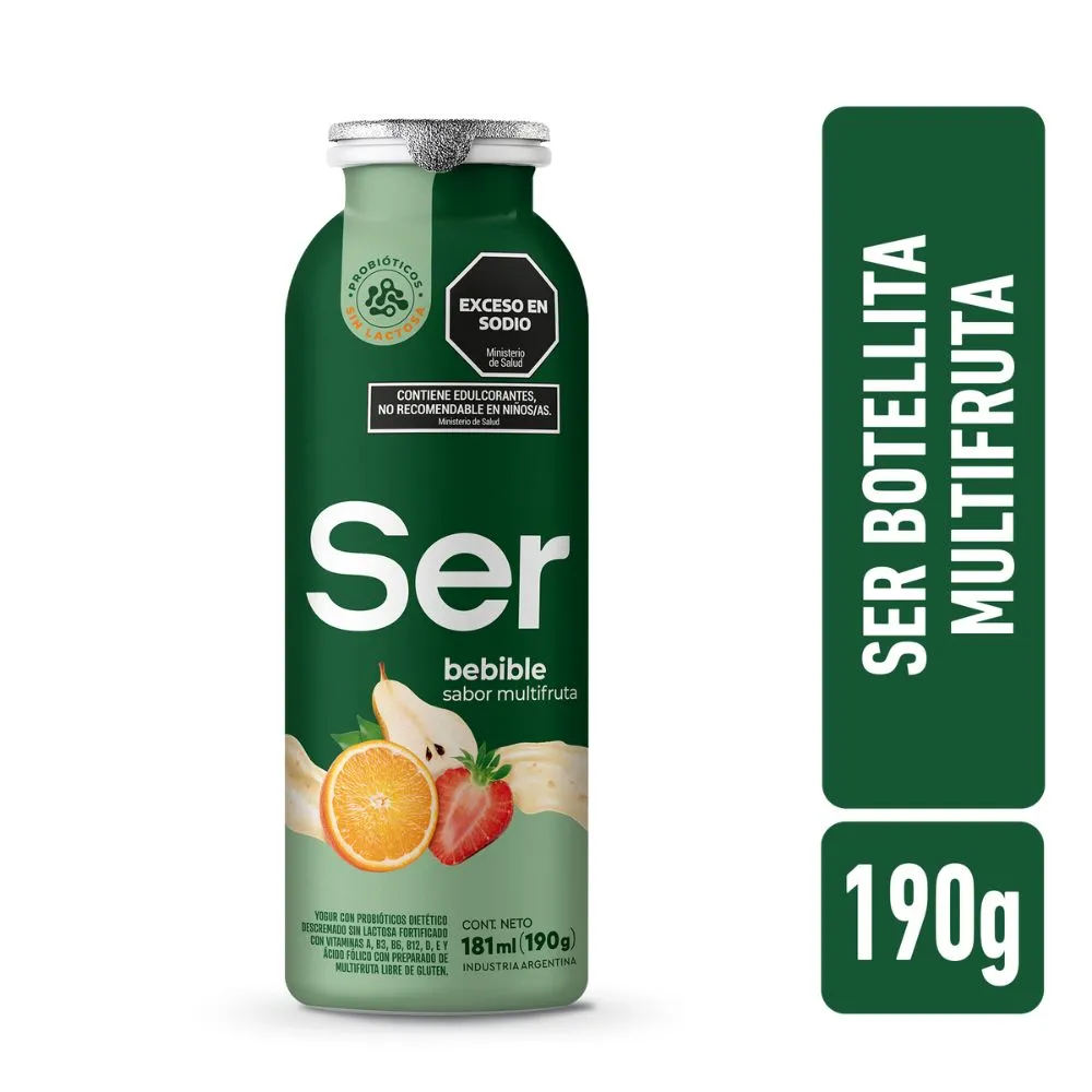 YOGUR SER NATURAL MULTIFRUTA BEBIBLE 190GR
