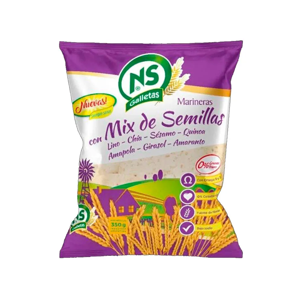 GALLETITAS NS MIX 7 SEMILLAS 300GR