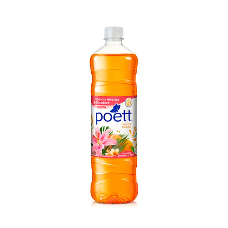 DESODORANTE DE PISO POETT FRESCURA TROPICAL 900CC
