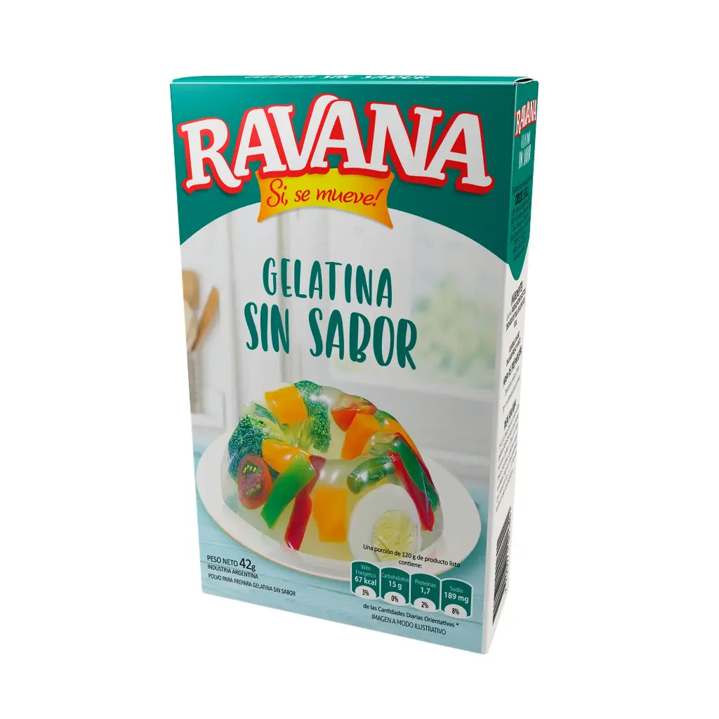 GELATINA SIN SABOR RAVANA 42GR