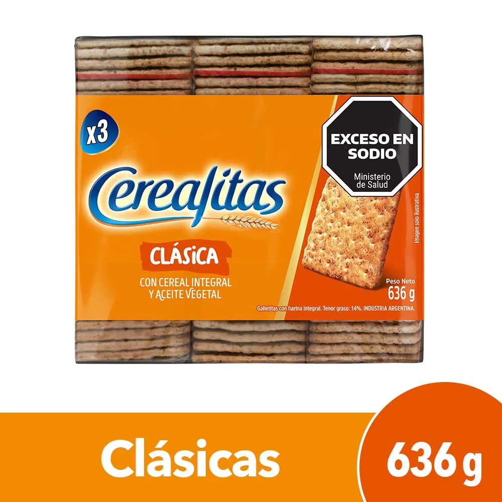 GALLETITAS CEREALITAS X3