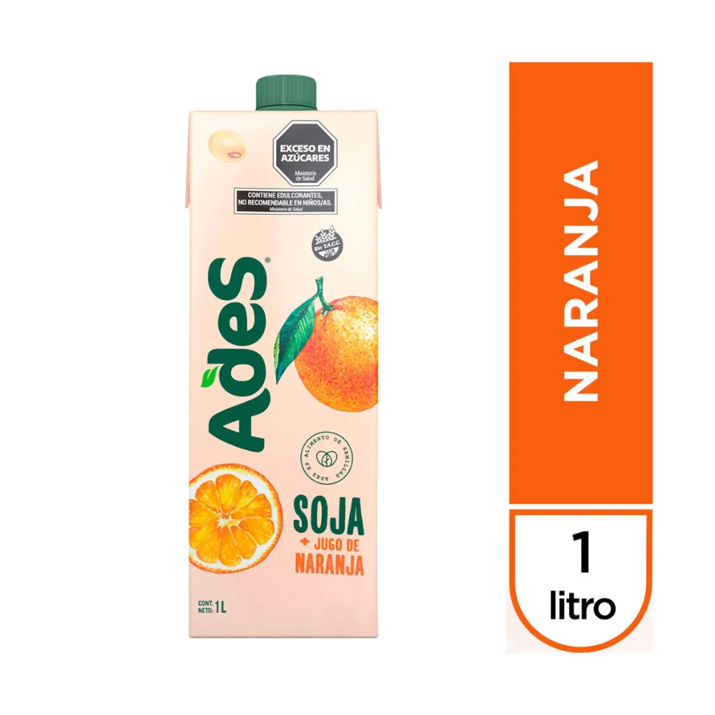 JUGO ADES NARANJA 1L