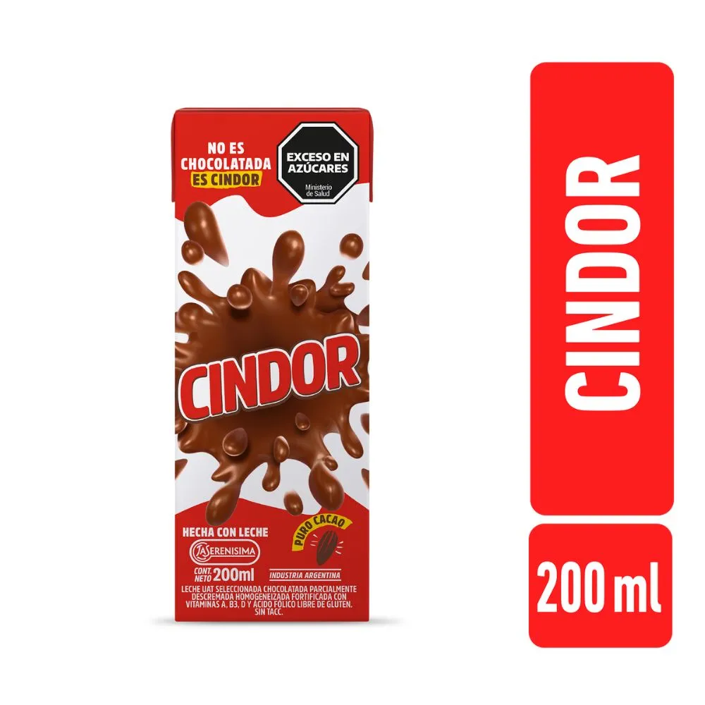 LECHE CHOCOLATADA CINDOR 200ML