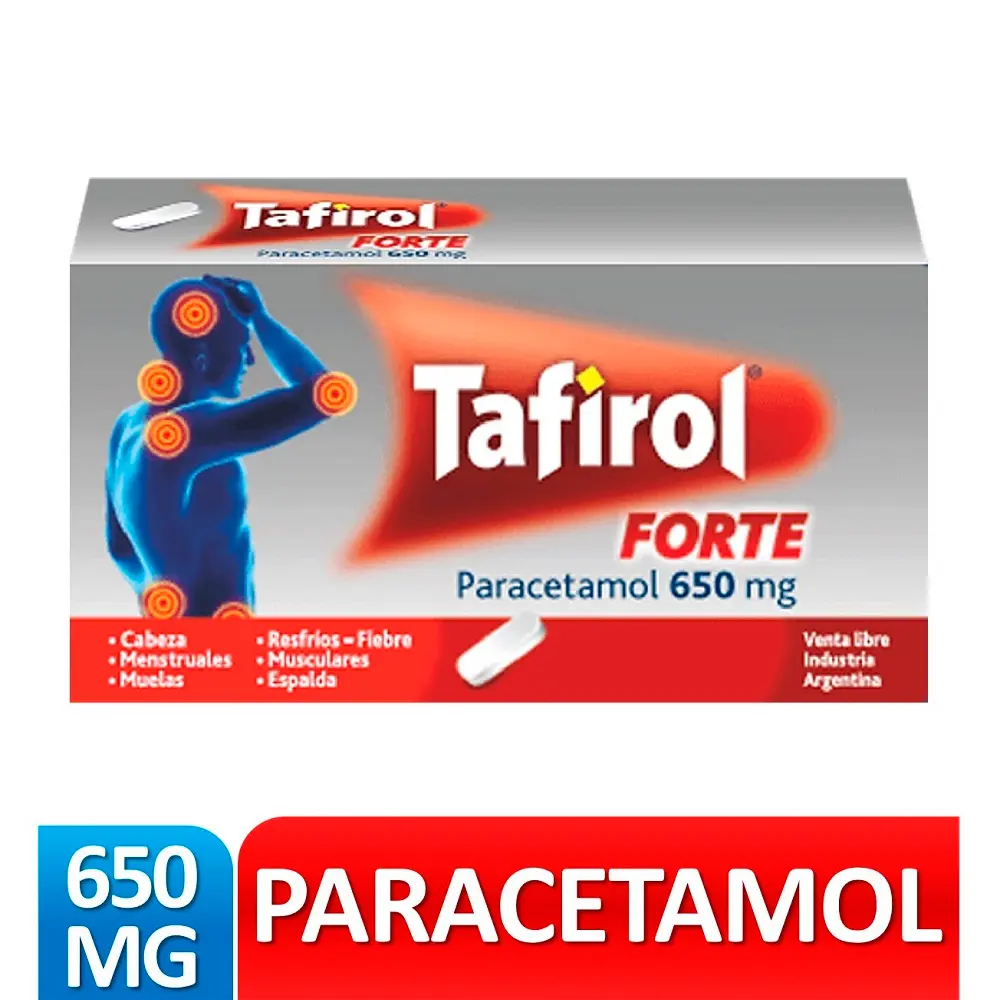 TAFIROL FORTE 650MG 1 COMPRIMIDO