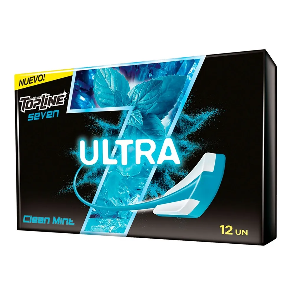 CHICLE TOPLINE 7 ULTRA CLEAN MINT