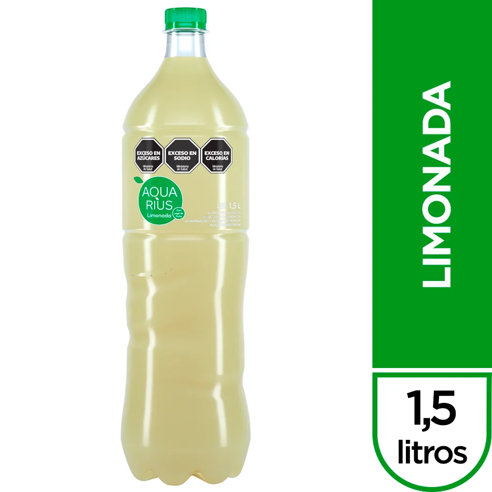 AGUA SABORIZADA AQUARIUS LIMONADA 1,5L