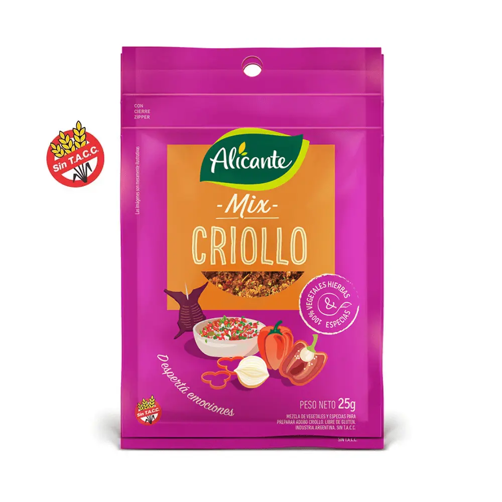 MIX ALICANTE CRIOLLO 25GR