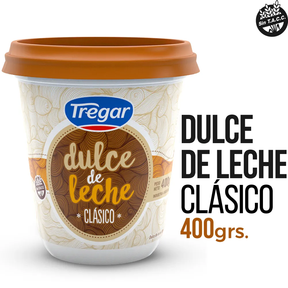 DULCE DE LECHE TRADICIONAL TREGAR 400GR